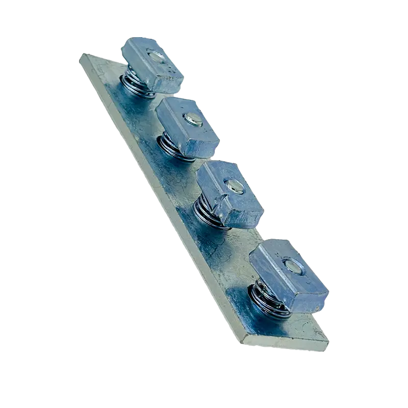 4 hole pre-assembled strut channel fitting